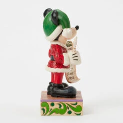 Enesco Jim Shore Disney Santa Mickey Checks His List Figurine, 7.75" -Enesco Store Jim Shore Santa Mickey Checking His List Figurine 6016890 06