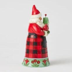 Enesco Jim Shore Heartwood Creek Santa Holding Birdhouse And Birds Figurine, 6.5" -Enesco Store Jim Shore Santa With Cardinals and Birdhouse Figurine 6017024 04