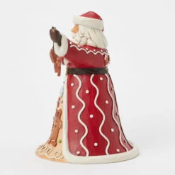 Enesco Jim Shore Heartwood Creek Santa With Gingerbread Garland Figurine, 9.25" -Enesco Store Jim Shore Santa With Cookie Garland Figurine 6017264 03