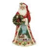 Enesco Jim Shore Heartwood Creek Christmas At The Lodge Santa Figurine, 10" 2 Enesco Jim Shore Heartwood Creek Christmas At The Lodge Santa Figurine, 10" -Enesco Store Jim Shore Santa With Lodge Scene Cloak Figurine 6017032 01