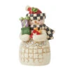 Enesco Jim Shore Mini Snowman With Checkered Hat And Scarf Figurine, 3.54" -Enesco Store Jim Shore Snowman Carrying Holiday Presents Figurine 6012958 01