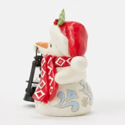 Enesco Jim Shore Heartwood Creek Snowman With Oversized Lantern Figurine, 4.8" -Enesco Store Jim Shore Snowman With Lantern Figurine 6017298 03
