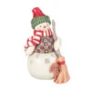 Enesco Jim Shore Heartwood Creek Snowman With Peeking Dog Figurine, 7" 1 Enesco Jim Shore Heartwood Creek Snowman With Peeking Dog Figurine, 7" -Enesco Store Jim Shore Snowman With Puppy Figurine 6017014 01