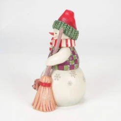 Enesco Jim Shore Heartwood Creek Snowman With Peeking Dog Figurine, 7" -Enesco Store Jim Shore Snowman With Puppy Figurine 6017014 03