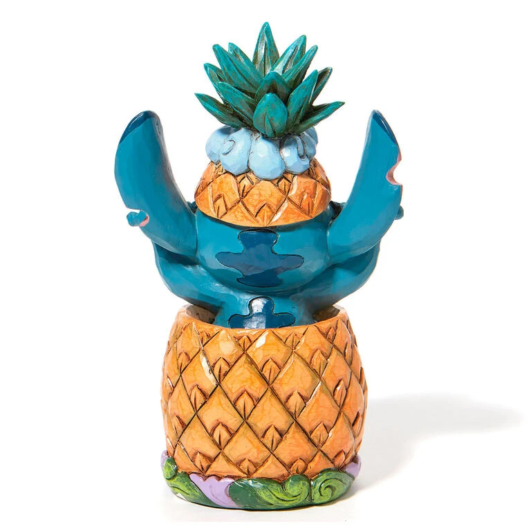 Enesco Jim Shore Disney Stitch In A Pineapple Figurine, 5.75" 4 Enesco Jim Shore Disney Stitch In A Pineapple Figurine, 5.75" - Image 2