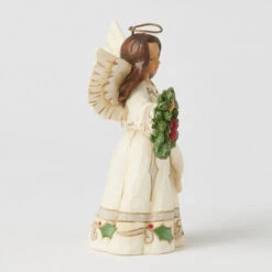 Enesco Jim Shore Woodland Angel With Wreath And Cardinal Figurine, 5.31" 9 Enesco Jim Shore Woodland Angel With Wreath And Cardinal Figurine, 5.31" -Enesco Store Jim Shore Woodland Angel With Cardinal Wreath Figurine 6017174 04