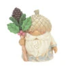 Enesco Jim Shore White Woodland Gnome With Acorn Hat Figurine, 4.65"