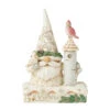 Enesco Jim Shore Woodland Gnome With Birdhouse And Birds Figurine, 6.22"
