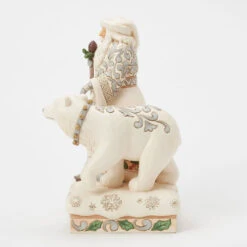 Enesco Jim Shore Woodland Santa With Polar Bear Figurine, 10.24" 8 Enesco Jim Shore Woodland Santa With Polar Bear Figurine, 10.24" -Enesco Store Jim Shore Woodland Santa With Polar Bear Figurine 6017170 03