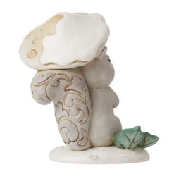 Enesco Jim Shore White Woodland Squirrel With Mushroom Figurine, 4" 5 Enesco Jim Shore White Woodland Squirrel With Mushroom Figurine, 4" -Enesco Store Jim Shore Woodland Squirrel With Mushroom Figurine 6012686 02