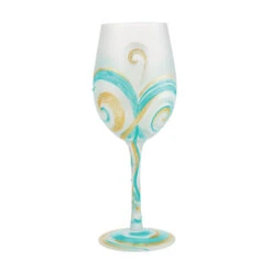 Enesco Store 20 Enesco Store -Enesco Store Lolita Riding the Waves Handpainted Wine Glass 6012481 02