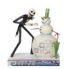 Enesco Jim Shore Disney Tim Burton's The Nightmare Before Christmas Jack With Snowman Figurine, 6.5" -Enesco Store Nightmare Before Christmas Jack With Snowman Figurine 6013056 01