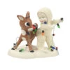 Enesco Snowbabies Light It Up Rudolph Figurine, 4.41" -Enesco Store Rudolph Christmas Lights Snowbaby 6012007 01