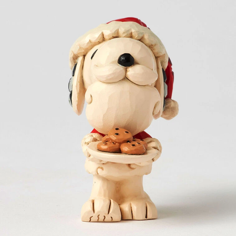 Enesco Jim Shore Peanuts Snoopy Santa With Cookie Plate Mini Figurine, 3.3" 8 Enesco Jim Shore Peanuts Snoopy Santa With Cookie Plate Mini Figurine, 3.3" - Image 6