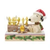 Enesco Jim Shore Peanuts Snoopy And Friends Light-Up Campfire Figurine, 5" 2 Enesco Jim Shore Peanuts Snoopy And Friends Light-Up Campfire Figurine, 5" -Enesco Store Snoopy and Friends Roasting Marshmallows Figurine 6017235 01