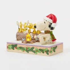 Enesco Jim Shore Peanuts Snoopy And Friends Light-Up Campfire Figurine, 5" 13 Enesco Jim Shore Peanuts Snoopy And Friends Light-Up Campfire Figurine, 5" -Enesco Store Snoopy and Friends Roasting Marshmallows Figurine 6017235 05