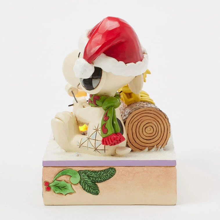 Enesco Jim Shore Peanuts Snoopy And Friends Light-Up Campfire Figurine, 5" 8 Enesco Jim Shore Peanuts Snoopy And Friends Light-Up Campfire Figurine, 5" - Image 6
