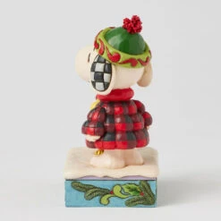 Enesco Jim Shore Peanuts Snoopy And Woodstock In Puffer Coats Figurine, 5.5" 12 Enesco Jim Shore Peanuts Snoopy And Woodstock In Puffer Coats Figurine, 5.5" -Enesco Store Snoopy and Woodstock in Plaid Puffer Coats Figurine 6017234 05