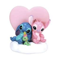 Enesco Disney Stitch And Angel Light-Up Figurine, 7"