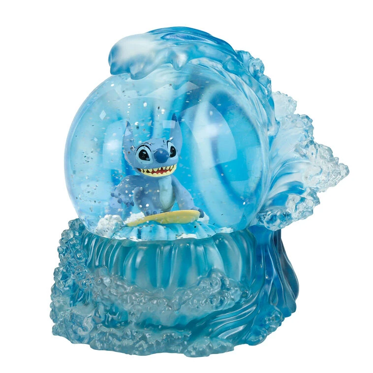 Enesco Disney Stitch Surfing Snow Globe Figurine, 6" 2 Enesco Disney Stitch Surfing Snow Globe Figurine, 6"